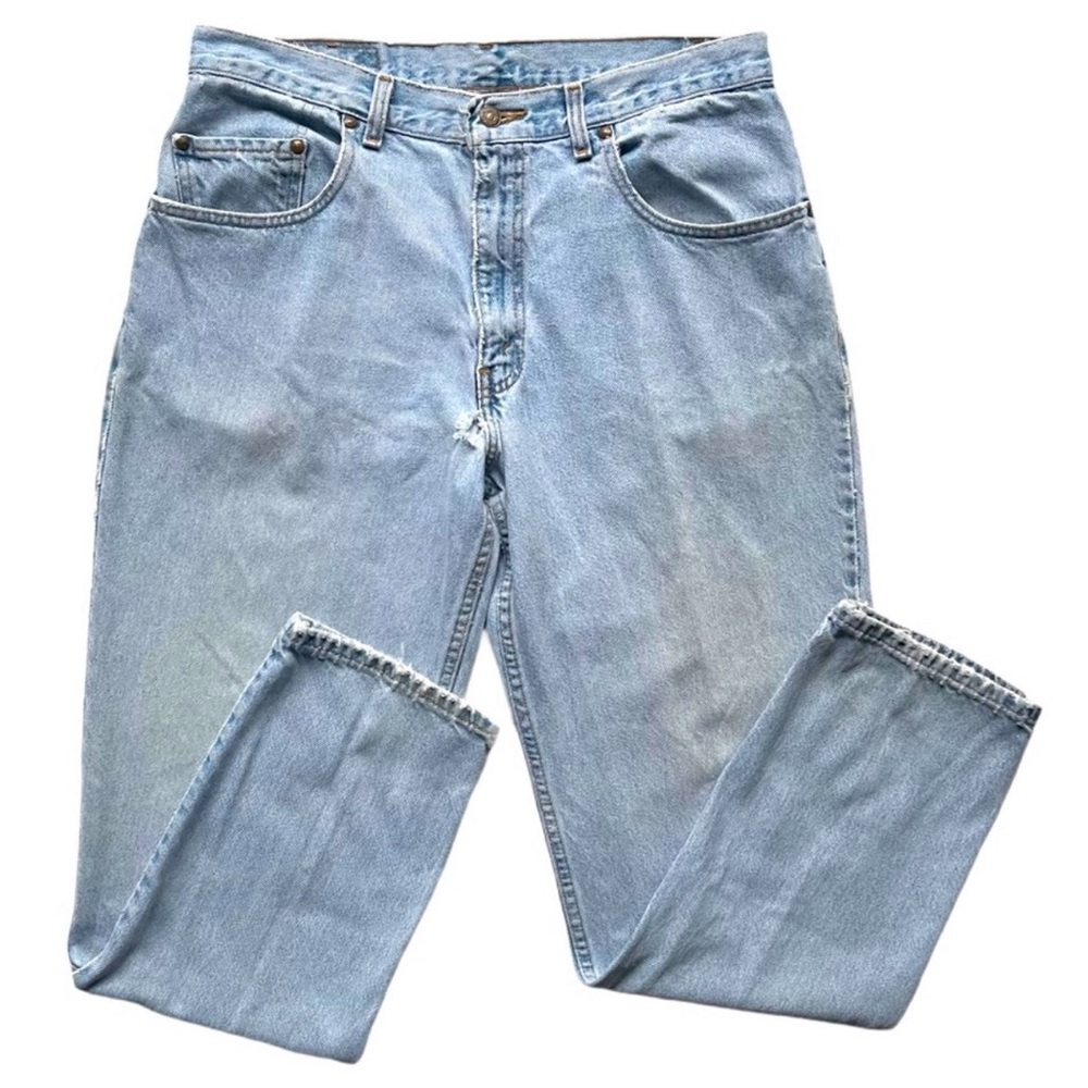Rare Vintage Levi’s 545 High Rise Mom Blue Jeans 34 Boyfriend Cut Off Shorts Y2K